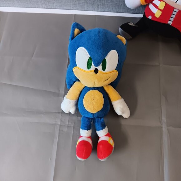 Sonic Hedgehog Dr Robotnik Eggman Plush Lot Sega Video Game Stuffed Animals - Picture 2 of 11